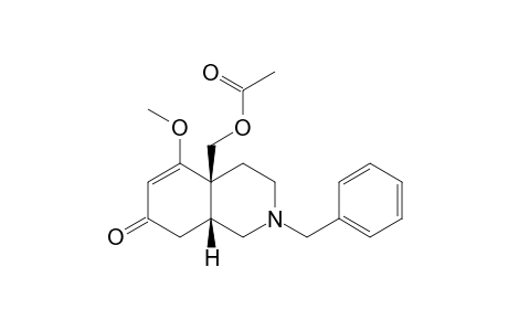 acetic acid [(4aR,8aR)-2-(benzyl)-7-keto-5-methoxy-3,4,8,8a-tetrahydro-1H-isoquinolin-4a-yl]methyl ester