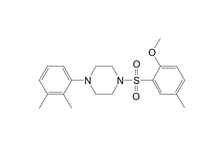 1-(2,3-Dimethylphenyl)-4-[(2-methoxy-5-methylphenyl)sulfonyl]piperazine