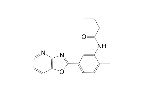 butanamide, N-(2-methyl-5-oxazolo[4,5-b]pyridin-2-ylphenyl)-