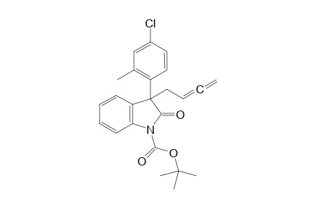 3-(2,3-butadienyl)-3-(4-chloro-2-methylphenyl)-2-oxoindoline-1-tert-butyl-carboxylate