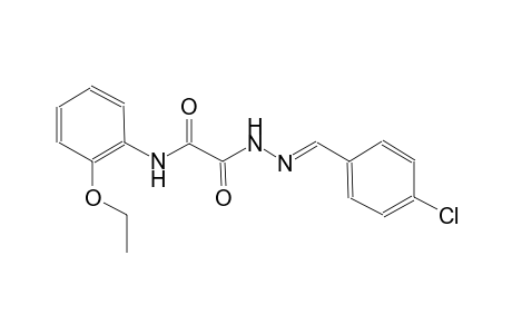 acetic acid, [(2-ethoxyphenyl)amino]oxo-, 2-[(E)-(4-chlorophenyl)methylidene]hydrazide