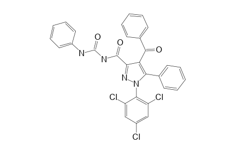 N-[4-BENZOYL-5-PHENYL-1-(2,4,6-TRICHLOROPHENYL)-1H-PYRAZOLE-3-CARBONYL]-N'-PHENYL-UREA