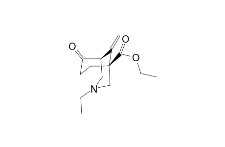 (1S*,5S*)-Ethyl 3-ethyl-9-methylene-6-oxo-3-azabicyclo[3.3.1]nonane-1-carboxylate