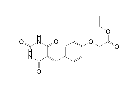 ethyl {4-[(2,4,6-trioxotetrahydro-5(2H)-pyrimidinylidene)methyl]phenoxy}acetate