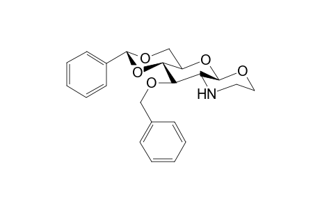 8-Phenyl-13-.alpha.-benzyloxy-1-aza-4,7,9,12-tetraoxatricyclo[8.4.0(5,14).0(6,11)]tetradecane