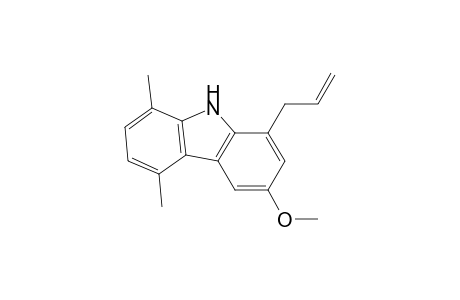 9H-Carbazole, 3-methoxy-5,8-dimethyl-1-(1-propenyl)-