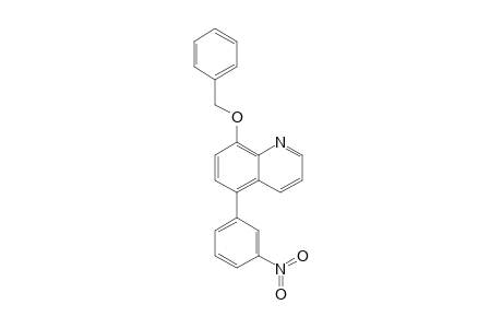 8-Benzyloxy-5-(3-nitrophenyl)quinoline