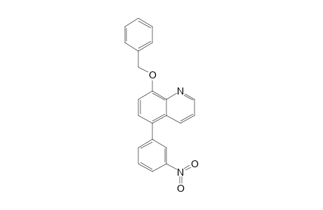 8-Benzyloxy-5-(3-nitrophenyl)quinoline