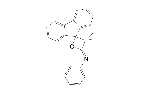 Benzenamine, N-(3',3'-dimethylspiro[9H-fluorene-9,2'-oxetan]-4'-ylidene)-