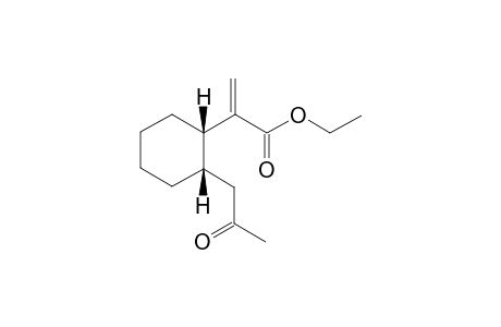 2-[(1S,2S)-2-(2-oxopropyl)cyclohexyl]-2-propenoic acid ethyl ester