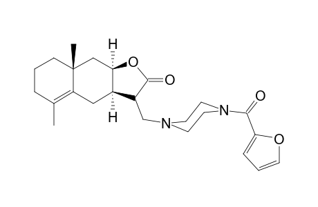 (3aR,8aR,9aR)-3-[[4-(2-furoyl)piperazino]methyl]-5,8a-dimethyl-3,3a,4,6,7,8,9,9a-octahydrobenzo[f]benzofuran-2-one