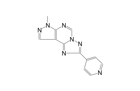 7H-Pyrazolo[4,3-E][1,2,4]triazolo[1,5-c]pyrimidine, 7-methyl-2-pyridin-4-yl-