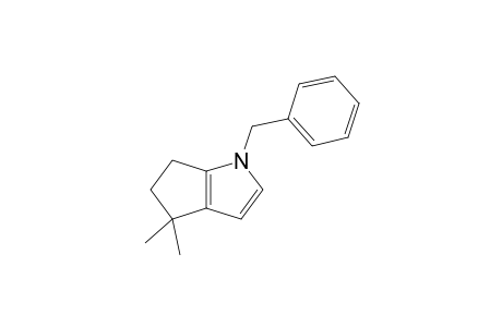 1-Benzyl-4,4-dimethyl-1,4,5,6-tetrahydrocyclopenta[b]pyrrole