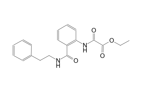 acetic acid, oxo[[2-[[(2-phenylethyl)amino]carbonyl]phenyl]amino]-, ethyl ester