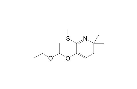 2,2-Dimethyl-6-(methylsulfanyl)-5-(1-ethoxyethoxy)-2,3-dihydropyridine