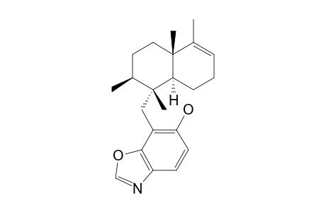 7-[[(1R,2S,4aS,8aS)-1,2,4a,5-tetramethyl-2,3,4,7,8,8a-hexahydronaphthalen-1-yl]methyl]-1,3-benzoxazol-6-ol