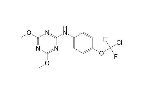 1,3,5-Triazin-2-amine, N-(4-chlorodifluoromethoxyphenyl)-4,6-dimethoxy-