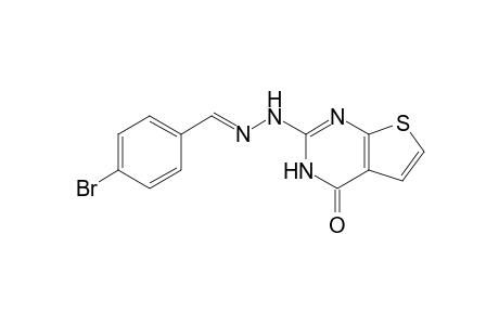 (E)-2-(2-(4-Bromobenzylidene)hydrazinyl)thieno[2,3-d]pyrimidin-4(3H)-one