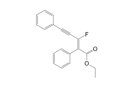 ethyl (Z)-3-fluoro-2,5-diphenyl-pent-2-en-4-ynoate