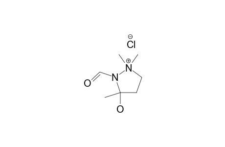 1,1-DIMETHYL-2-FORMYL-3-METHYL-3-HYDROXYPYRAZOLIDINIUM_HYDROCHLORIDE