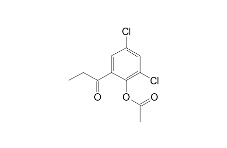 1-(3,5-Dichloro-2-acetoxyphenyl)propan-1-one