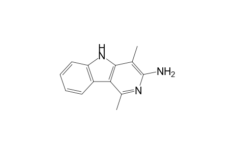 3-Amino-1,4-dimethyl-5h-pyrido(4,3-b)indole