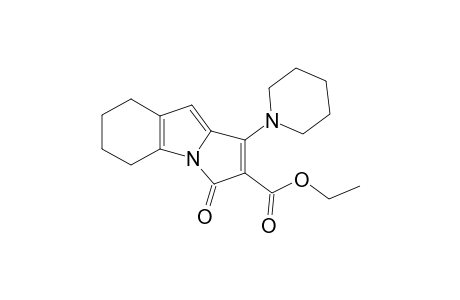 1-keto-3-piperidino-5,6,7,8-tetrahydropyrrol[1,2-a]indole-2-carboxylic acid ethyl ester