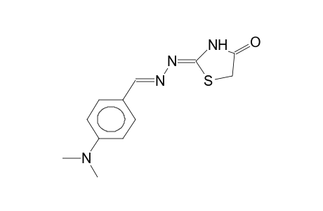 4-(Dimethylamino)benzaldehyde (4-oxo-4,5-dihydro-1,3-thiazol-2-yl)hydrazone
