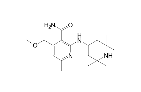 3-Pyridinecarboxamide, 4-(methoxymethyl)-6-methyl-2-[(2,2,6,6-tetramethyl-4-piperidinyl)amino]-
