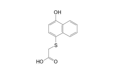 Acetic acid, 2-[(4-hydroxy-1-naphthalenyl)thio]-
