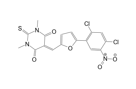 5-{[5-(2,4-dichloro-5-nitrophenyl)-2-furyl]methylene}-1,3-dimethyl-2-thioxodihydro-4,6(1H,5H)-pyrimidinedione