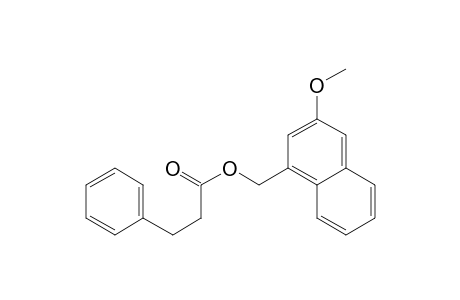 3-Methoxy-1-naphthylmethyl 3-phenylpropanoate