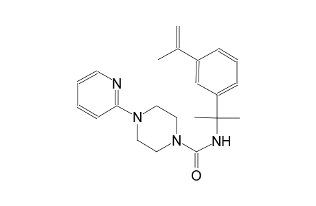 N-[1-(3-isopropenylphenyl)-1-methylethyl]-4-(2-pyridinyl)-1-piperazinecarboxamide