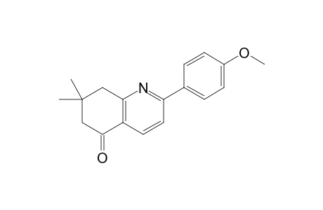 7,7-Dimethyl-5-oxo-2-(4-methoxyphenyl)-5,6,7,8-tetrahydroquinoline