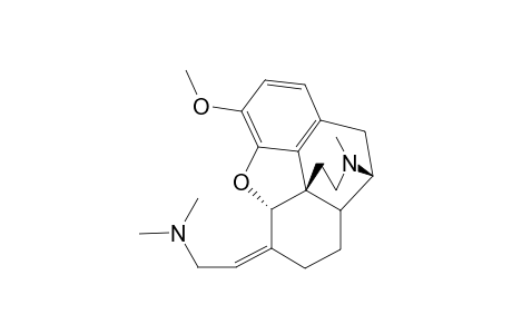 (Z)-6-(2-DIMETHYLAMINOETHYLIDENE)-7,8-DIHYDRO-6-DEOXYCODEINE