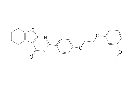 benzo[4,5]thieno[2,3-d]pyrimidin-4(3H)-one, 5,6,7,8-tetrahydro-2-[4-[2-(3-methoxyphenoxy)ethoxy]phenyl]-
