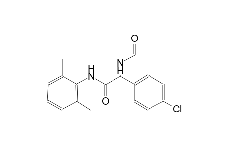 2-(4-chlorophenyl)-N-(2,6-dimethylphenyl)-2-(formylamino)acetamide