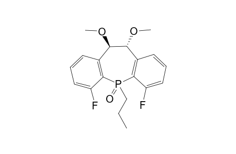 (10R,11R)-4,6-Difluoro-10,11-dimethoxy]-10,11-dihydro-5-propyl-5H-dibenzo[b,f]phosphepine 5-oxide