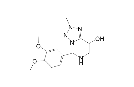 2-[(3,4-dimethoxybenzyl)amino]-1-(2-methyl-2H-tetraazol-5-yl)ethanol