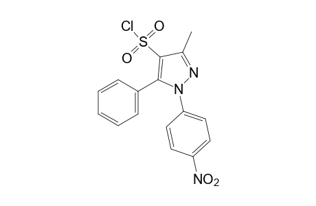 3-methyl-1-(p-nitrophenyl)-5-phenylpyrazole-4-sulfonyl chloride