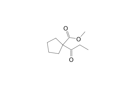 1-Carbomethoxy-1-(1-oxopropyl)cyclopentane