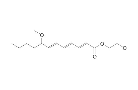 2'-Hydroxyethyl 8-methoxy-2E,4E,6E-dodecatriaenoate