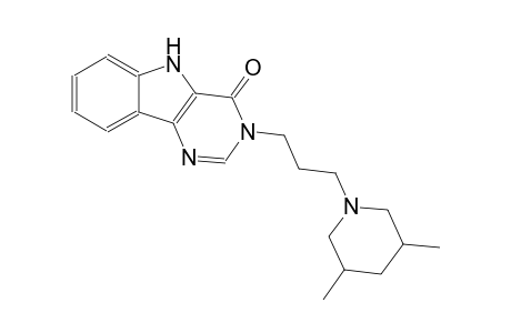 4H-pyrimido[5,4-b]indol-4-one, 3-[3-(3,5-dimethyl-1-piperidinyl)propyl]-3,5-dihydro-