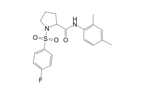 N-(2,4-dimethylphenyl)-1-(4-fluorophenyl)sulfonyl-pyrrolidine-2-carboxamide