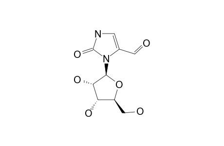 1-(BETA-D-RIBOFURANOSYL)-4-IMIDAZOLIN-2-ONE-5-CARBALDEHYDE