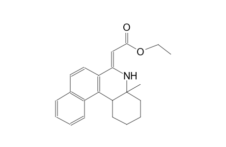 ethanoic acid, (1,3,4,4a,5,12c-hexahydro-4a-methylbenzo[k]phenanthridin-6(2H)-ylidene)-, ethyl ester, (2Z)-