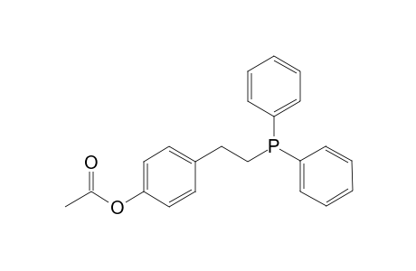 4-[2-(Diphenylphosphanyl)ethyl]phenyl acetate