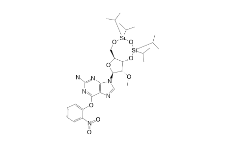 2'-O-METHYL-6-O-(2-NITROPHENYL)-3',5'-O-(TETRAISOPROPYLDISILOXANE-1,3-DIYL)-GUANOSINE