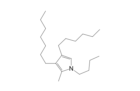 1-Butyl-3-heptyl-4-hexyl-2-methyl-pyrrole