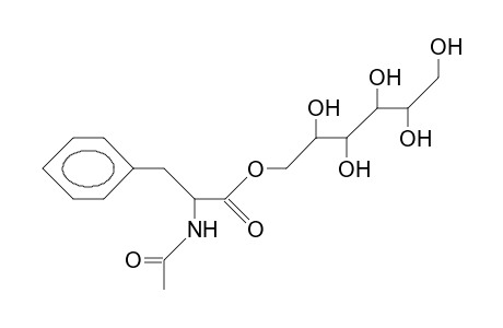 1-O-(N-Acetyl-L-phenyl-alanyl)-sorbitol
